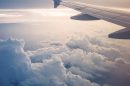 Foto: vuelo sobre nubes